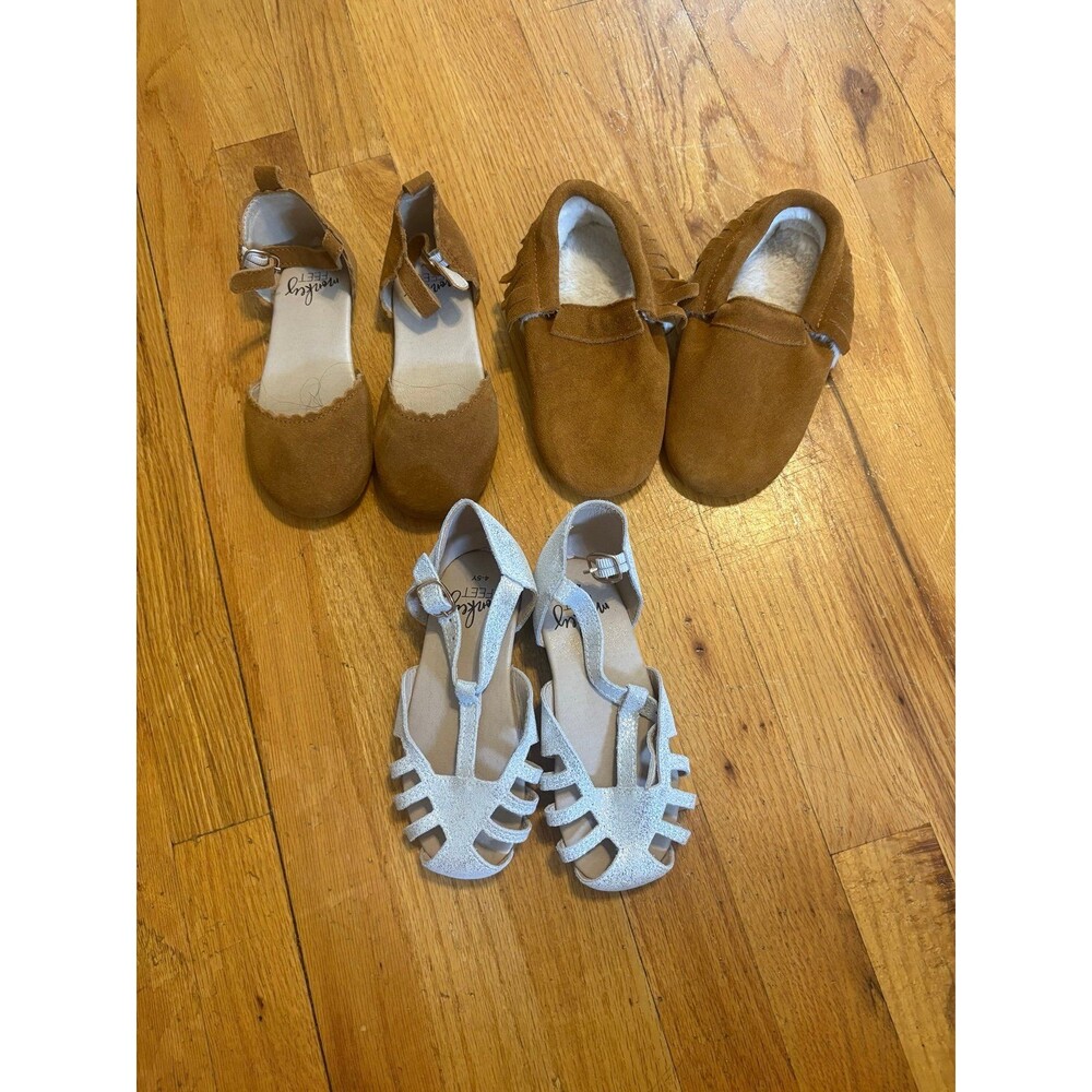 Monkey Feet Bundle of 3 shoes flats size 4-5 years old